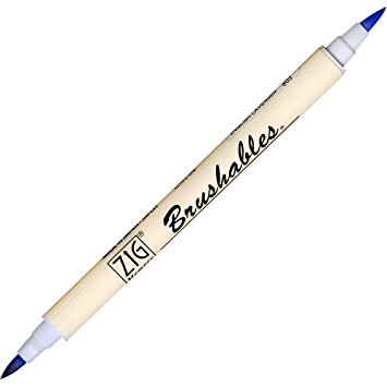 Zig Brushable Marker Pen - 803 English Lavender